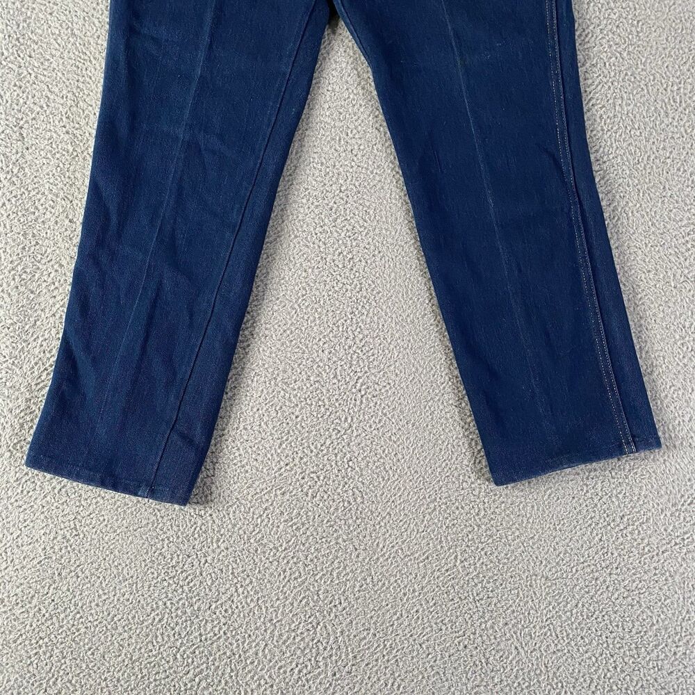 Vintage Lee Riders Jeans Mens 30x29 Blue Polyester Blend USA Union Made (Tag 32) - Picture 4 of 16